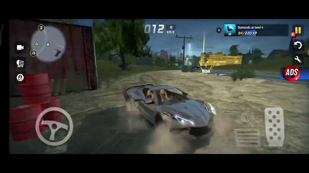 Realistic Car Simulator Gameplay | High Speed Driving & Crazy Stunts 🚗💨