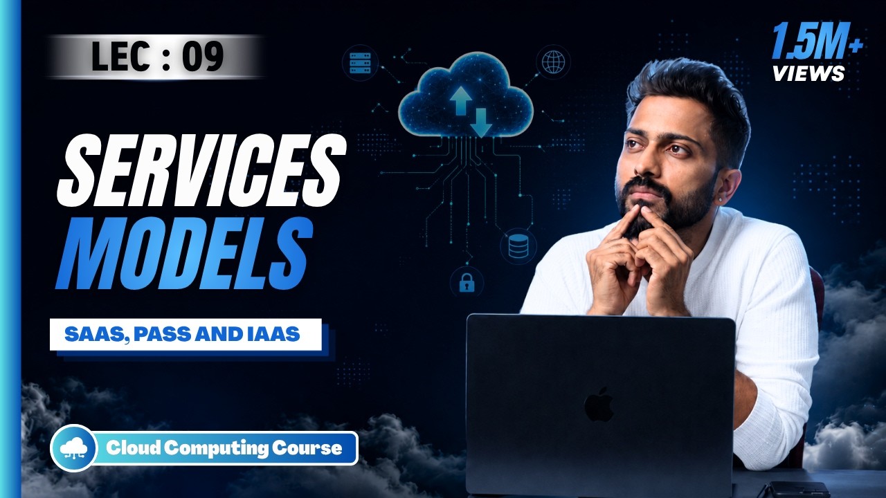 Lec-8:Cloud Computing Services Models - Saas, Paas and Iaas explained in Hindi