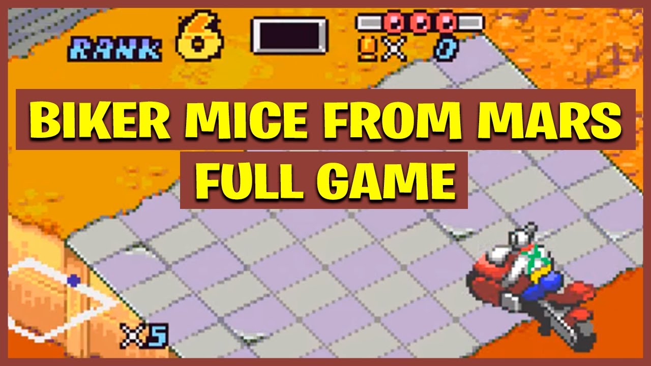SNES Gameplay — Biker Mice from Mars [2 Players]