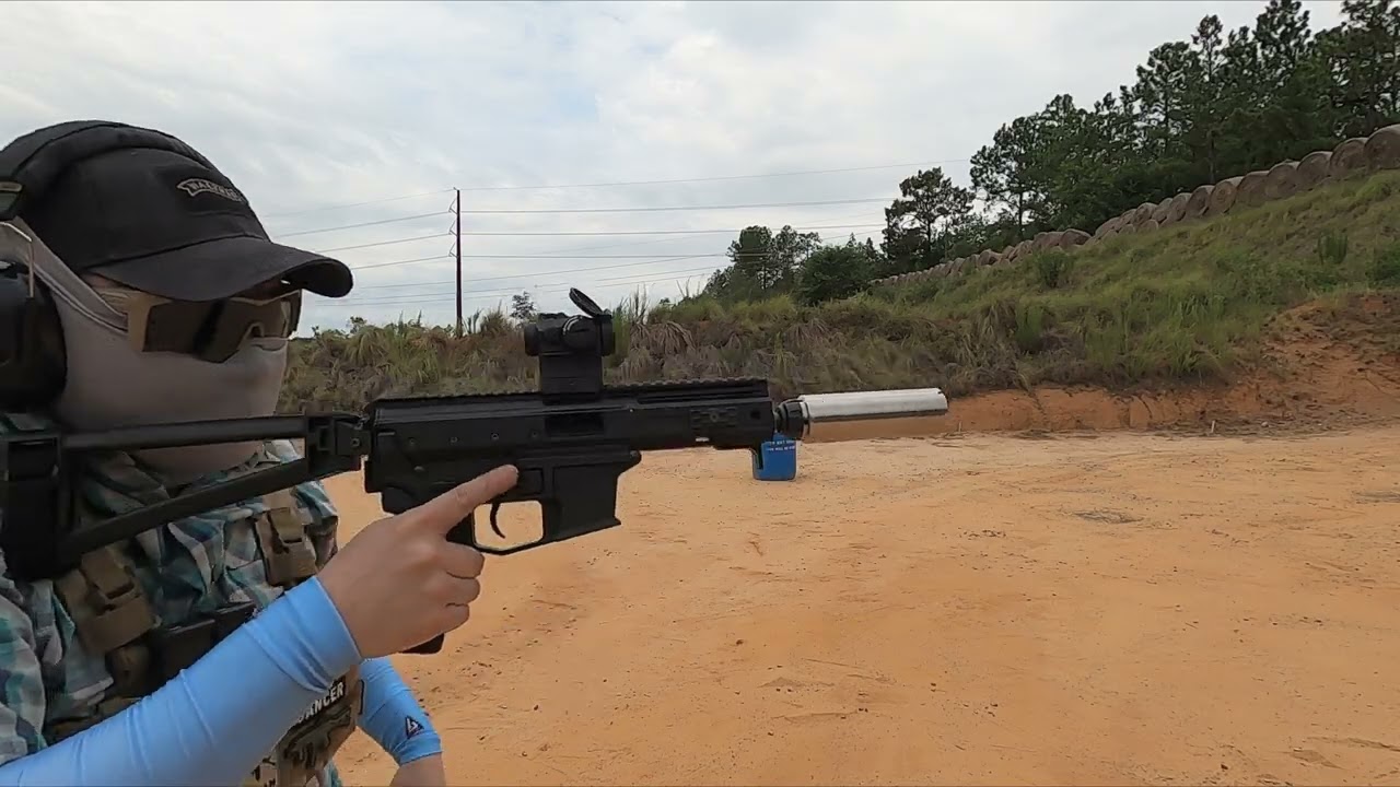 Angstadt Arms MDP-9 suppressed with Dead Air Wolfman