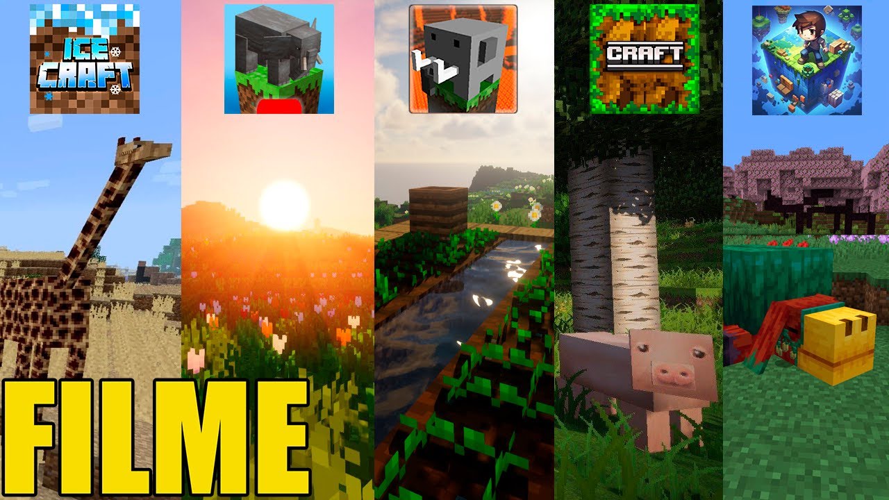 TESTANDO CÓPIA DE MINECRAFT O FILME