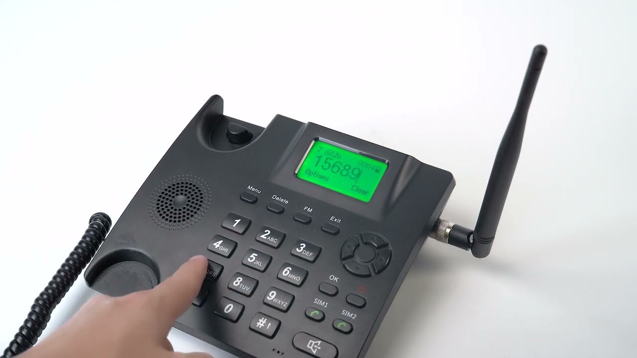 Caller ID GSM Fixed Wireless Telephone Support Call SMS Only