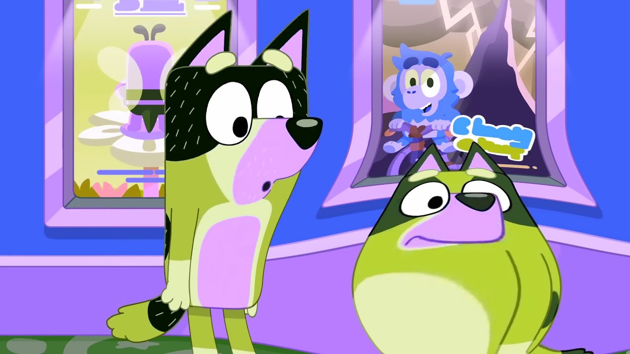 [ BLUEY ] MOVIE HOUSE FUNNY ACCIDENT MOMMENT / GAMAVISION / ORANGE VOCODER AUDIO