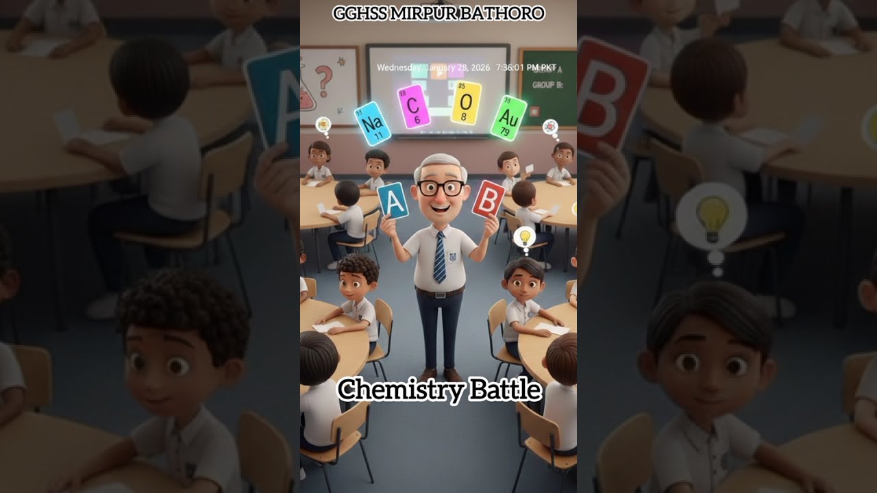 Chemistry Battle | Group activity by HM Noor Muhammad Kheber | GGHSS MIRPUR BATHORO DISTRICT SUJAWAL