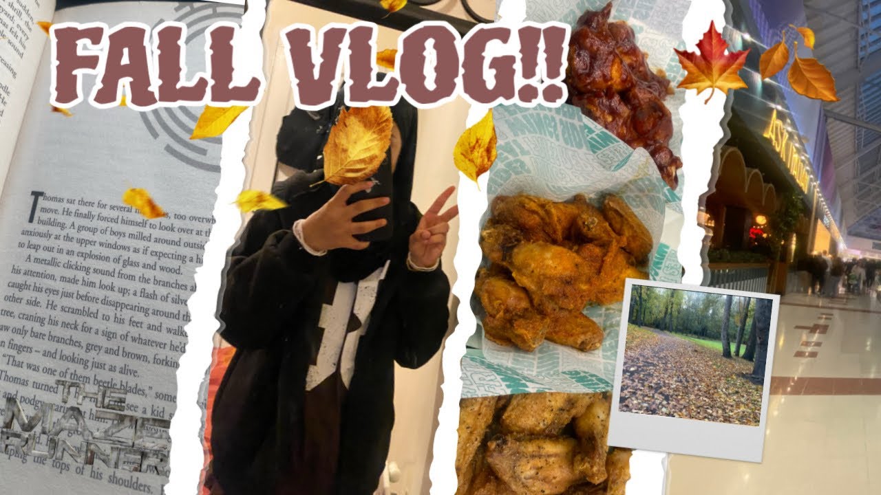 🍂WEEK IN MY LIFE 🍂fall edition! | park,trying wingstop,reading.etc