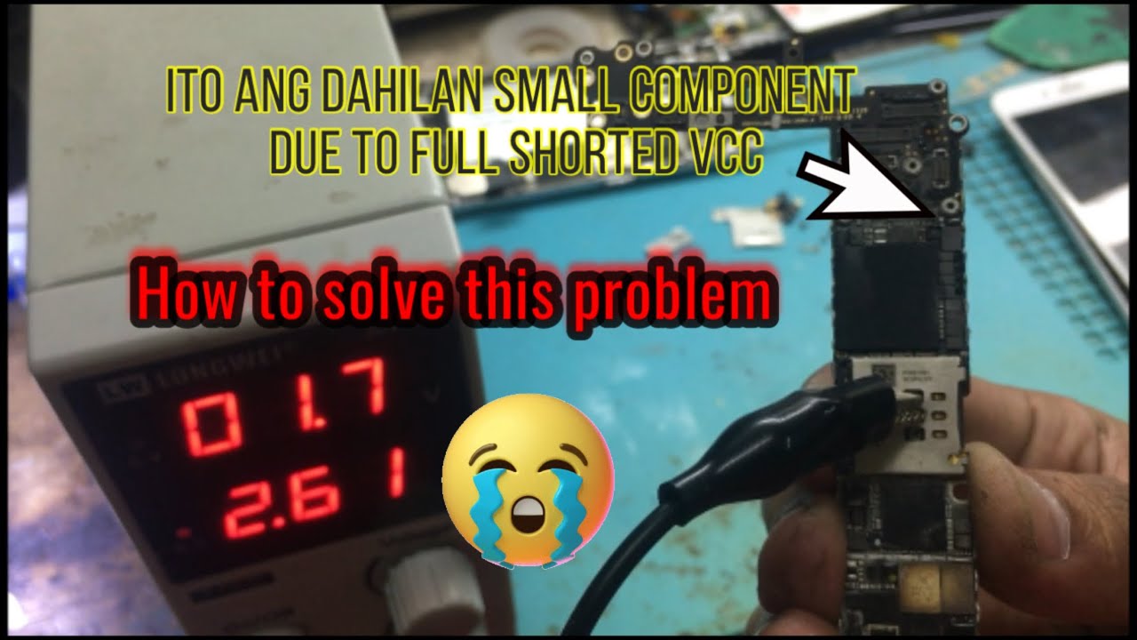 Iphone 6g full short to ground vcc main // iphone 6g not turning on