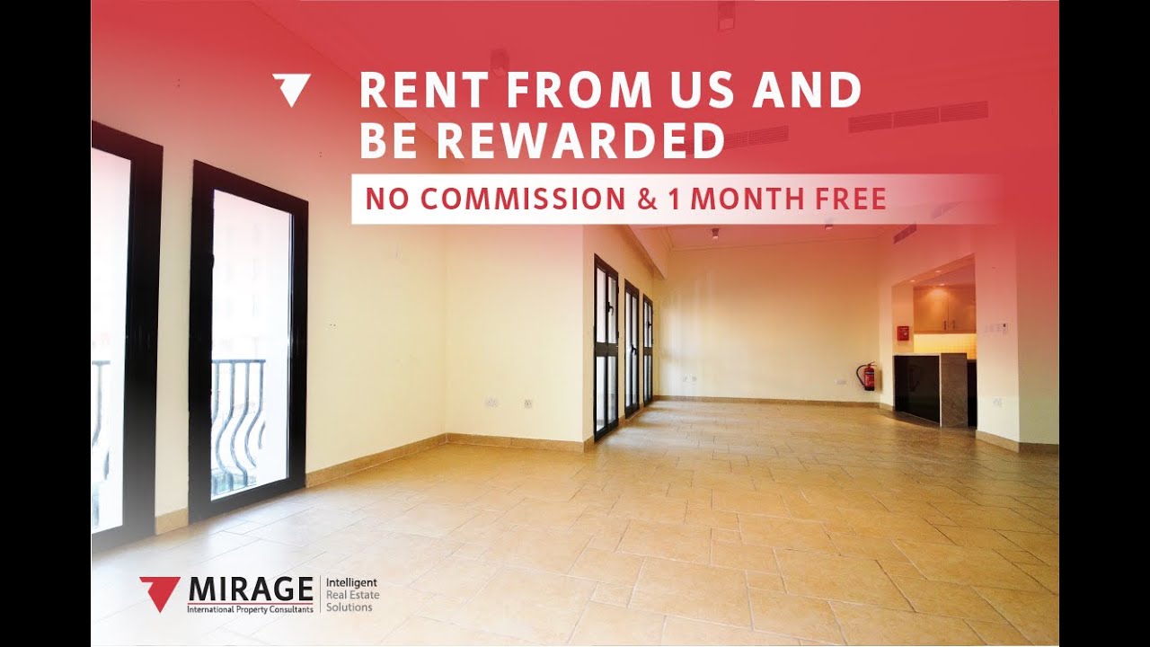 FOR RENT - Qanat Quartier Triplex Townhouse - 3 Bedroom