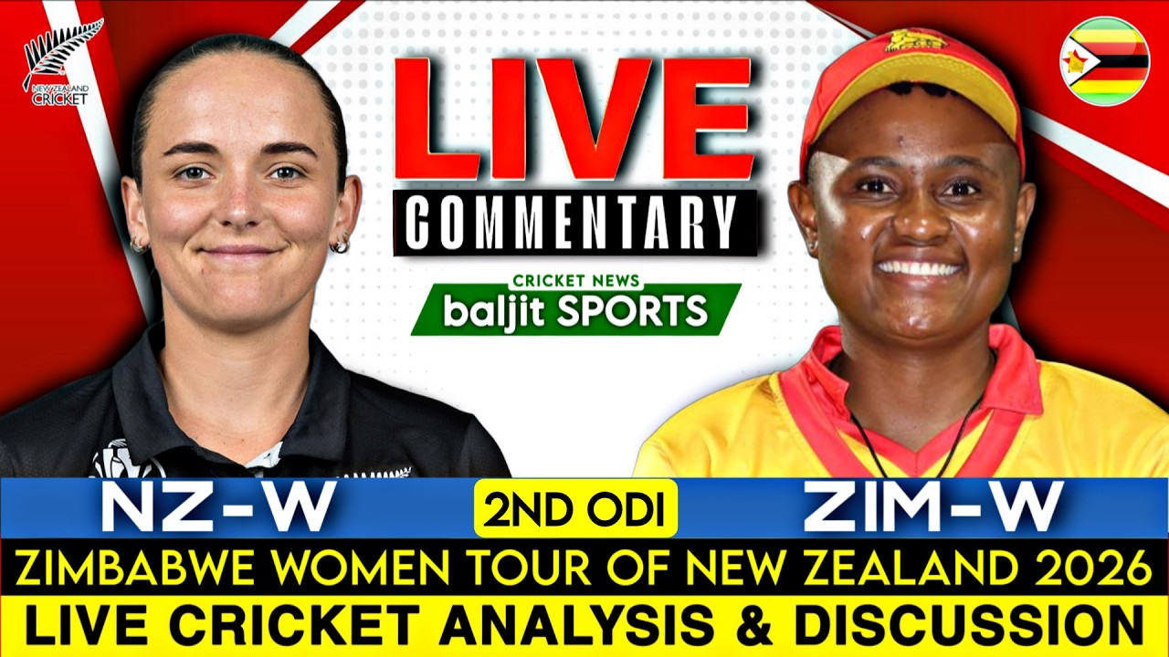 🔴 2nd Odi | Zimbabwe Women vs New Zealand Women | ZIM-W vs NZ-W | Score Commentary