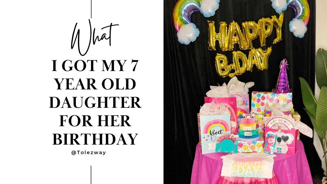 What I Got My 7 Year Old Daughter For Her Birthday 🎂| Jordan’s | Goodies