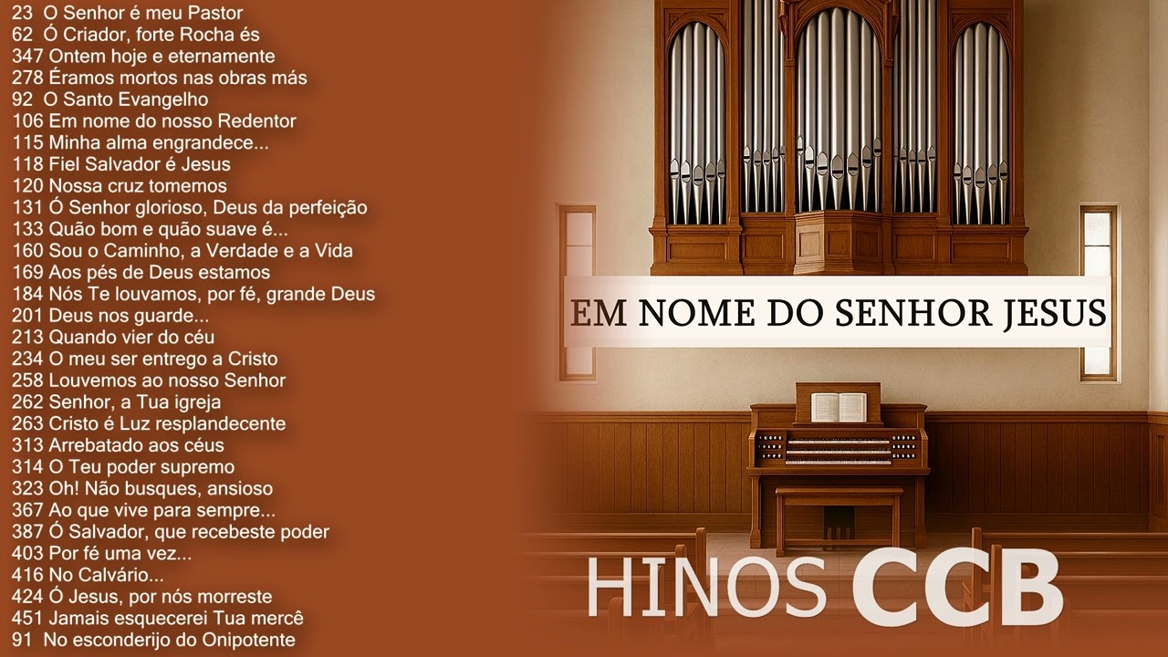 Álbum: Hinos CCB no Órgão Litúrgico – Para Comunhão, Paz e Oração