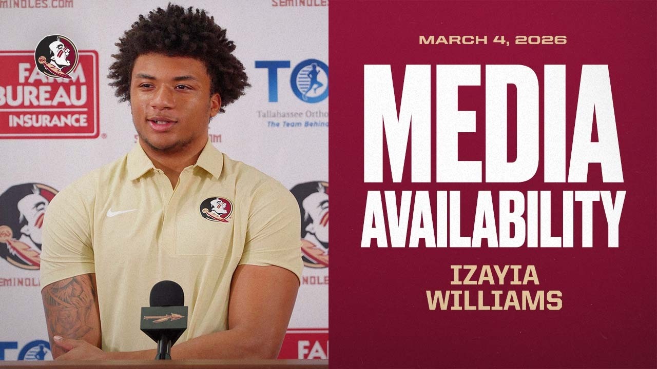 FSU Football | LB Izayia Williams Media Availability