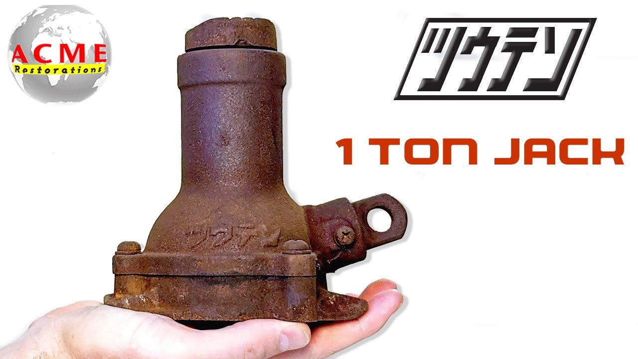 Restoration of  a Rusty Old Japanese Car Jack