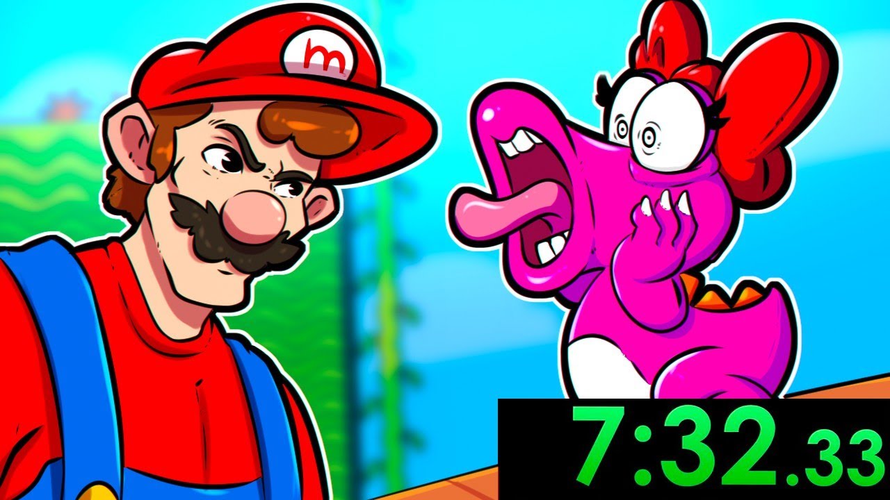 A SPEEDRUN ANIMADA (E BIZARRA) DE SUPER MARIO 2!