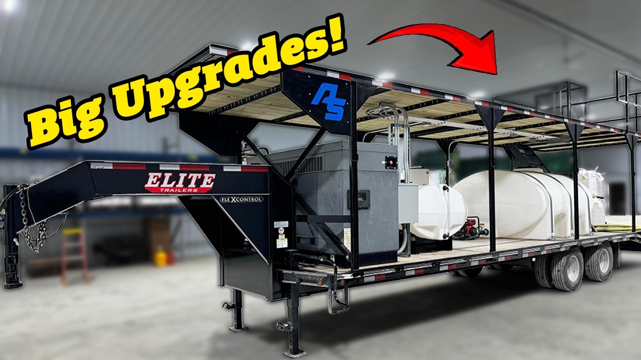 Commercial SPRAY DRONE Trailer Gets Upgrades!