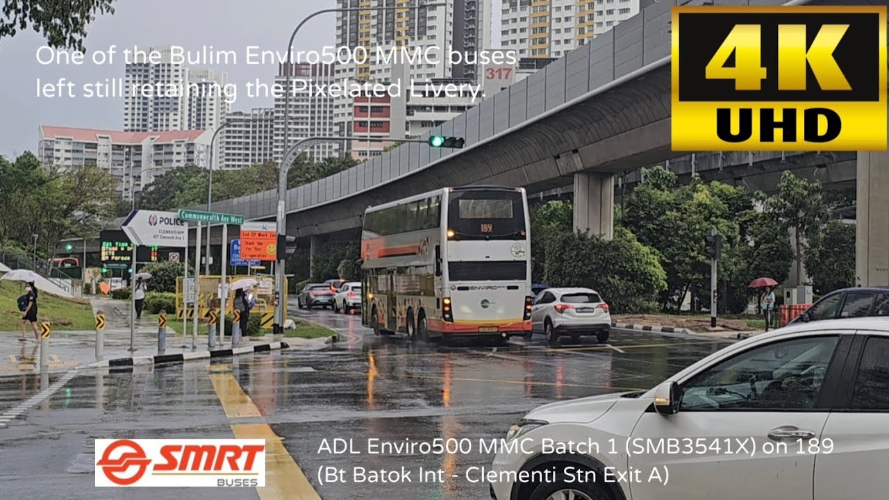 TTS ADL Enviro500 MMC Batch 1 (SMB3541X) on 189 (Bt Batok Int - Clementi Stn Exit A)