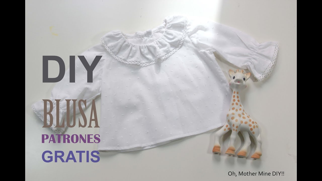 DIY Como hacer blusa para bebe patrones gratis