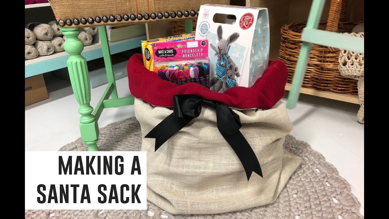 Mollies Makes a Santa Sack in 1 hour