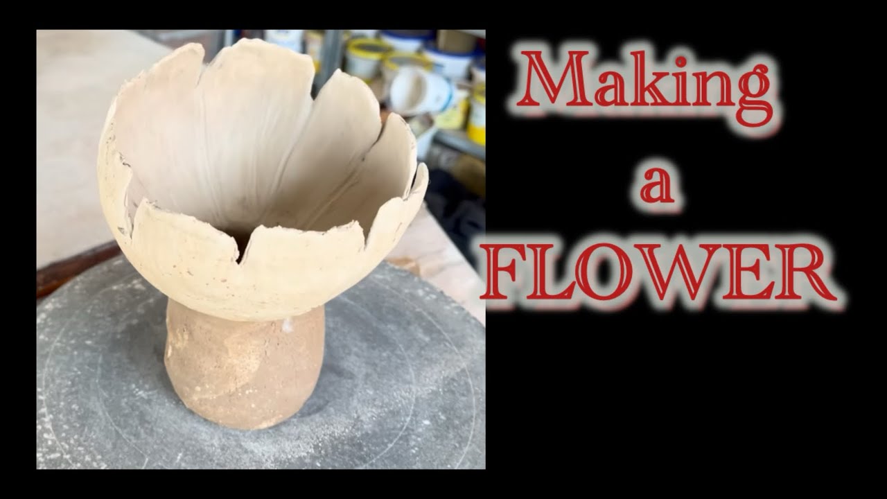 Making a Flower from Clay! 