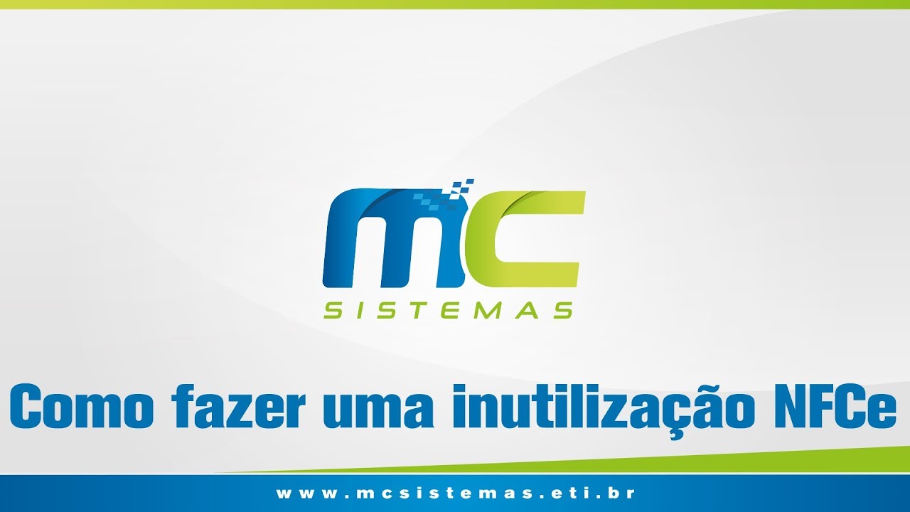Como inutilizar uma NFCe.