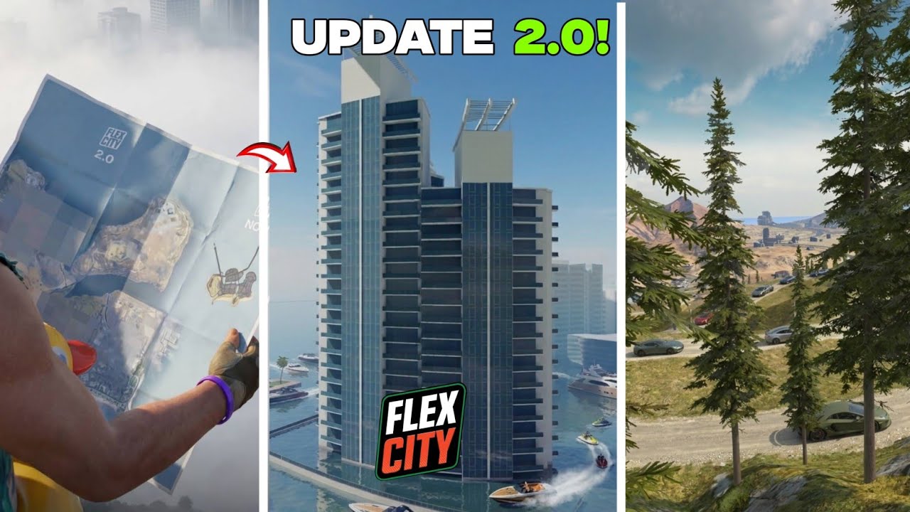 😱 ПРЕДСТАВЛЕНА НОВАЯ КАРТА Flex City 2.0! В 10 РАЗ БОЛЬШЕ + СЕКРЕТНЫЕ МЕСТА! 🔥