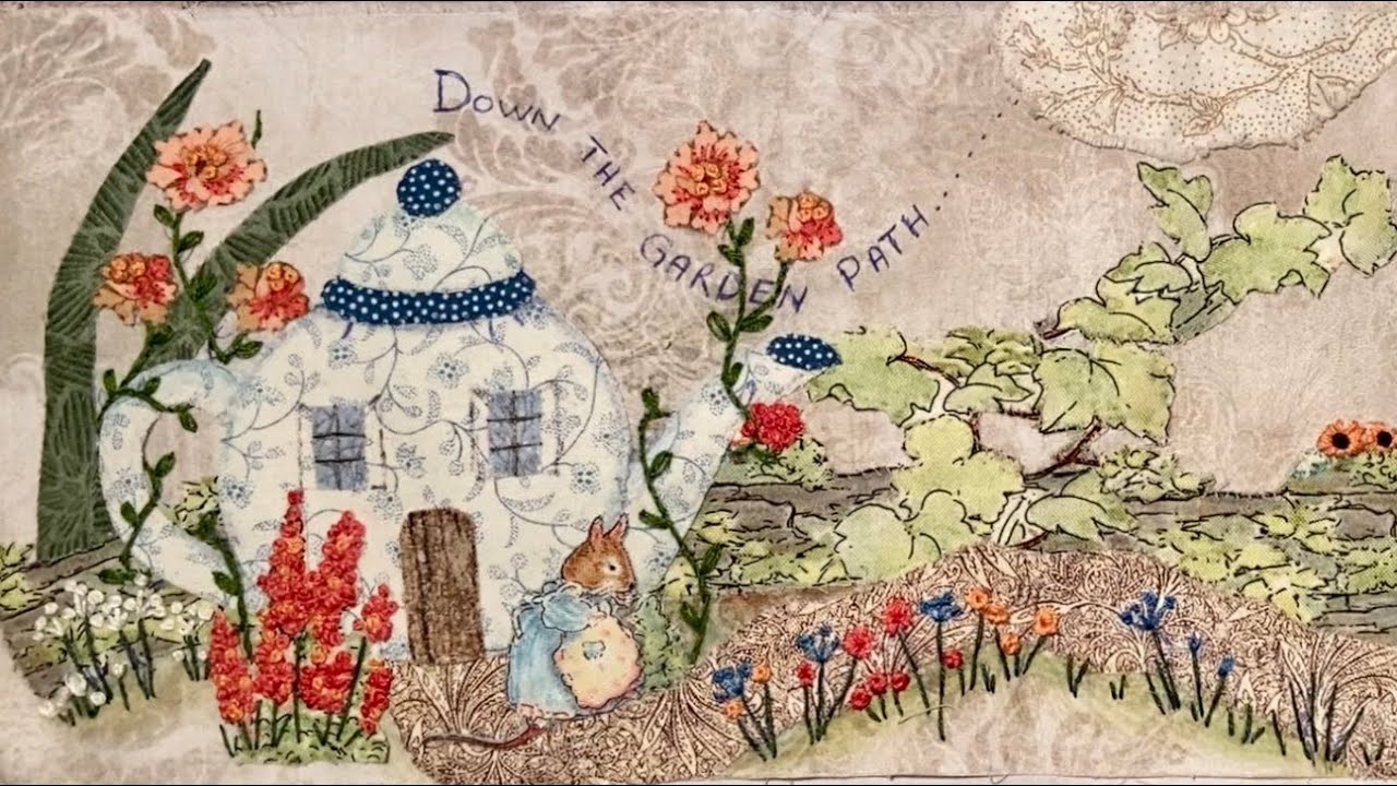 #roxysjournalofstitchery  - Down The Garden Path #2