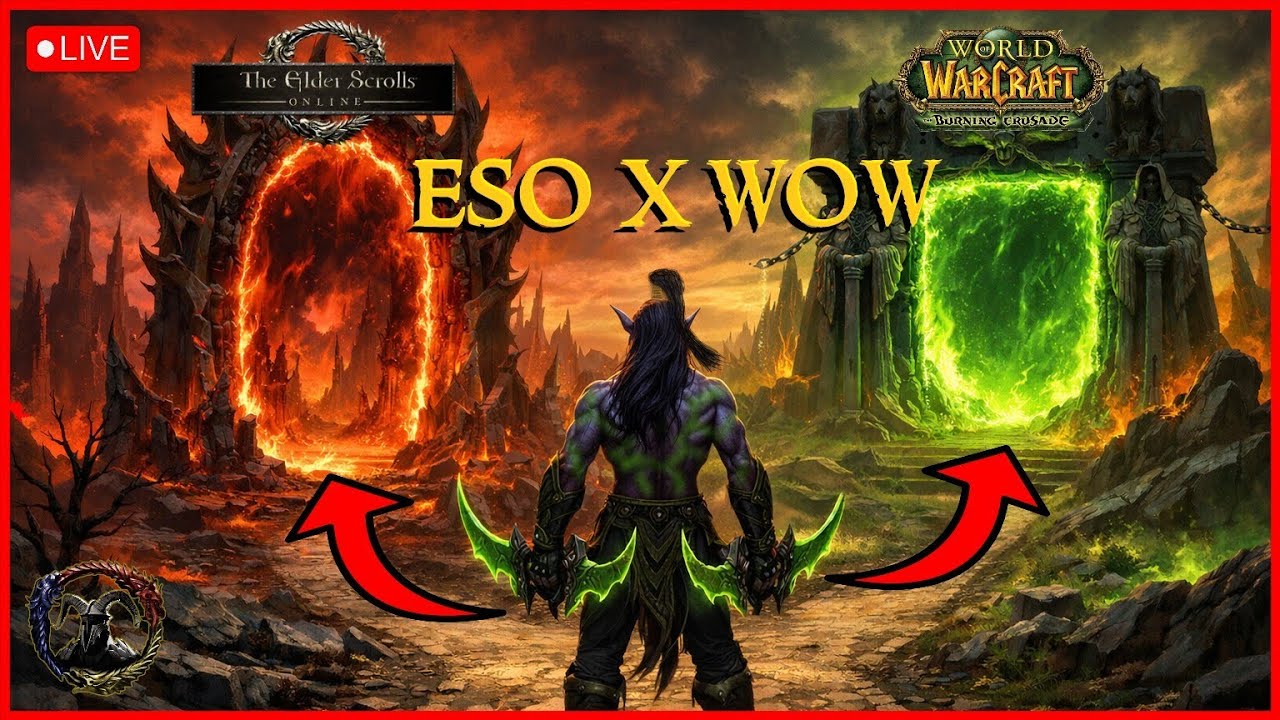 ESO x  LOTR x WOW RP-PVP 🔴LIVESTREAM #eso #esopvp #lotr