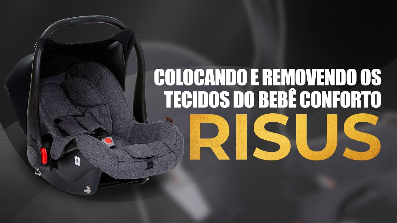 Remoção e Colocação dos tecidos do Bebê Conforto Risus | ABC Design Brasil