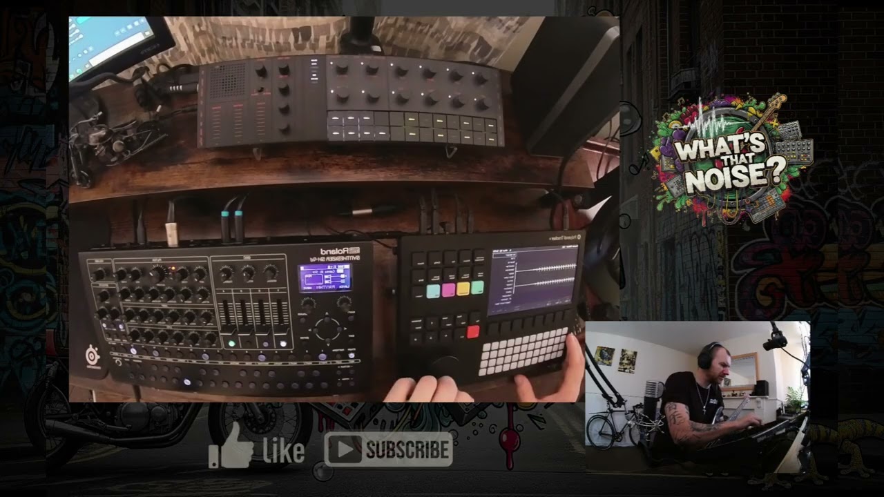 Polyend Tracker+, Roland Sh-4d and Yamaha Seqtrack - Jam session