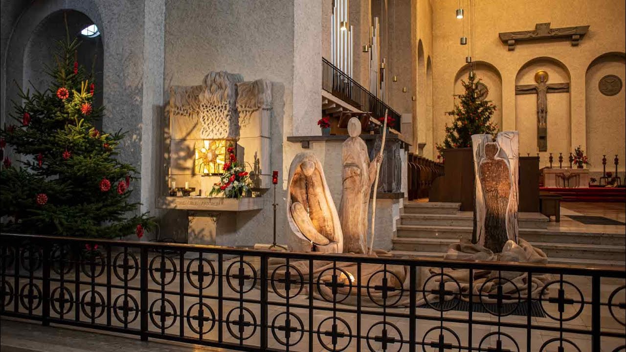Weihnachtskrippe 2022 in der Abteikirche Münsterschwarzach