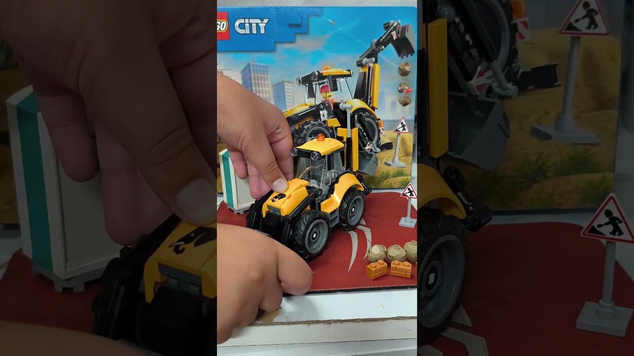 Lego City #60480 JCB using Lego Bricks