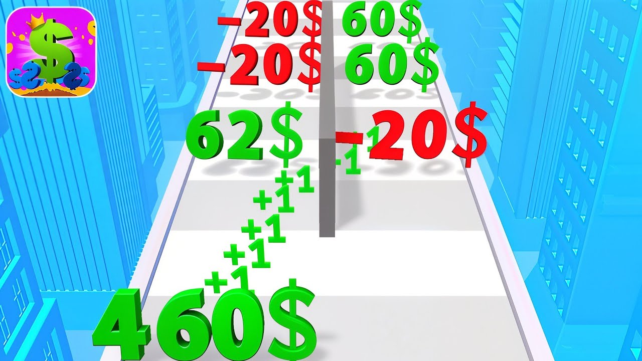 DIGIT SHOOTER - Level Up Numbers 😱 MAX LEVEL All Currency : Doller, Euro,Bitcoin, Pound,Yen Gameplay