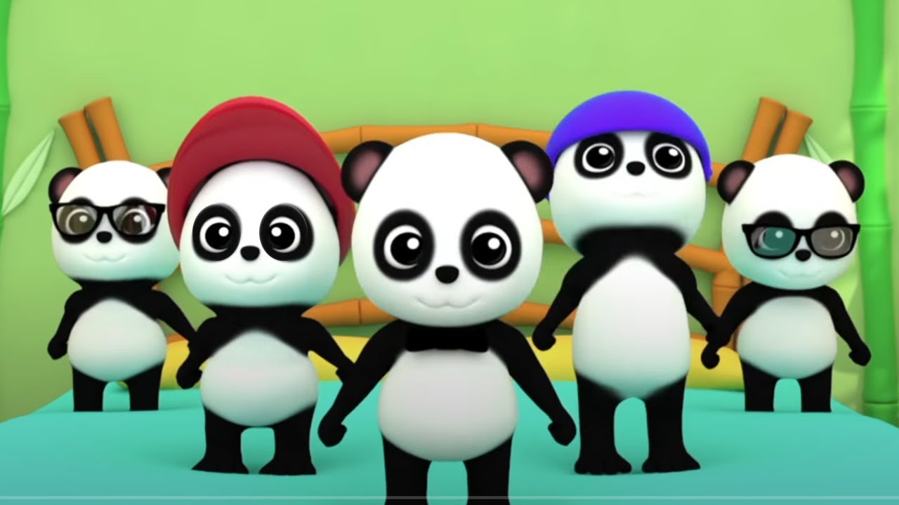 Lima Panda Kecil | Musik anak anak | Bayi sajak | Baby Bao Panda Indonesia | Video edukasi