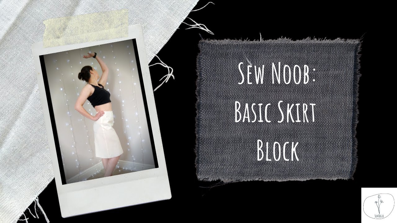 DIY your own | Basic Skirt Block (calculator + add-on) | Drafting Tutorial | Sew Noob | Sew Rogue