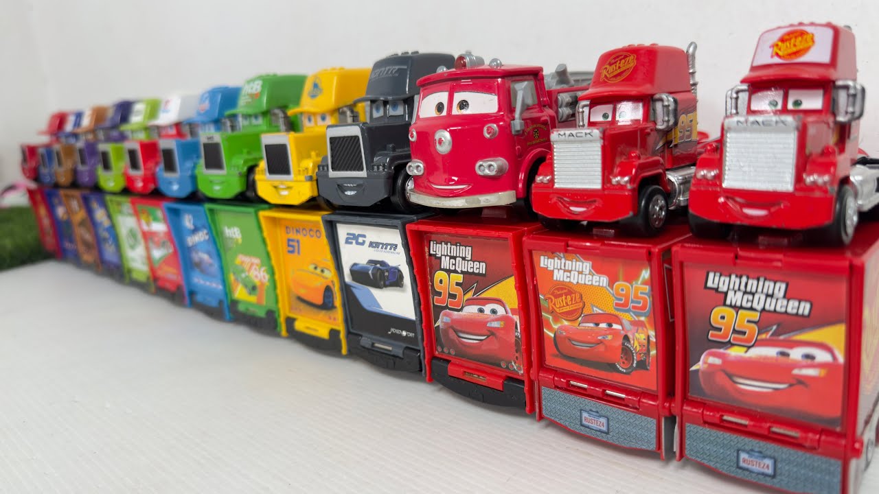 Disney Pixar Cars Unboxing Review | Full Lightning McQueen, Tow Mater, Doc Hudson, Sally, Mack
