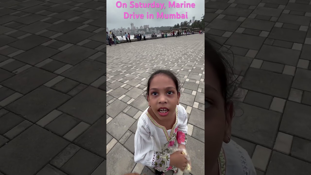 On Saturday, Marine Drive in Mumbai 