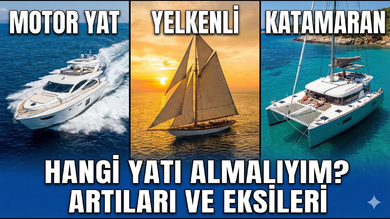 Tekne Almadan Önce Bunu İzle! | Hangi Tekneyi Almalıyım? Motor Yat mı, Yelkenli mi, Katamaran mı?