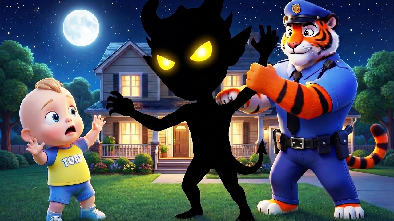 Monster in the Dark | Monsters Scary Nursery Rhymes Song for Kids | Toby Nursery Rhyme