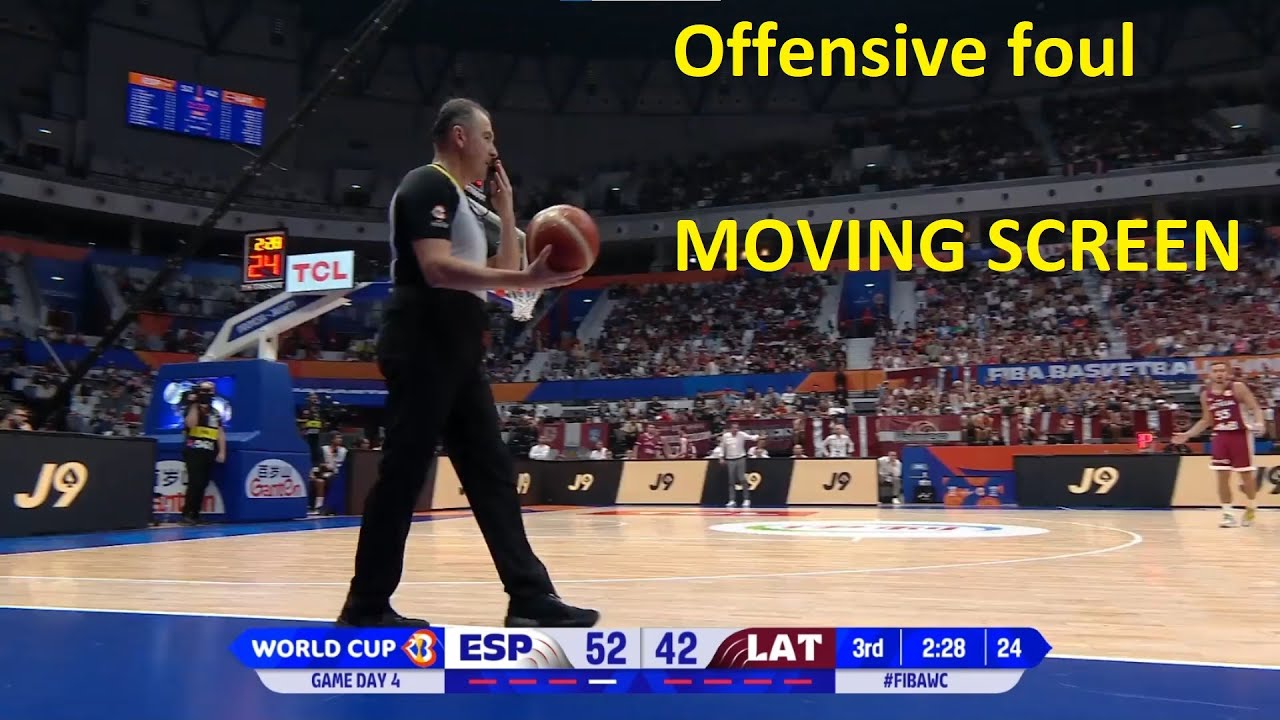 OF - all MOVING SCREEN at FIBA World Cup 2023.