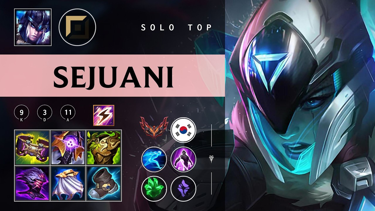 Sejuani Top vs Riven - KR Grandmaster Patch 26.04