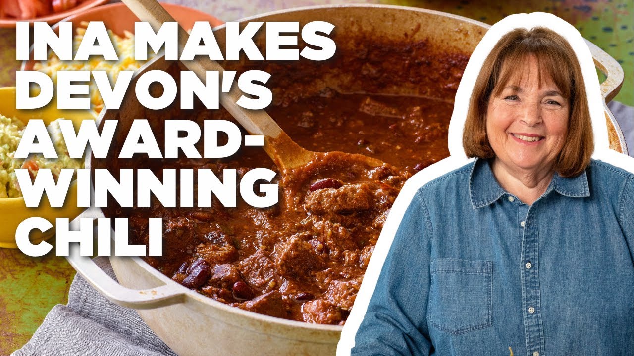 Ina Garten Makes Devon's Award-Winning Chili | Barefoot Contessa | Food Network