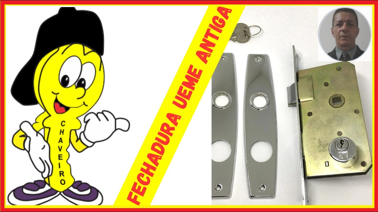 ➡Fechadura Ueme Antiga - Cópia de Chave Para Cilindro Ueme!!