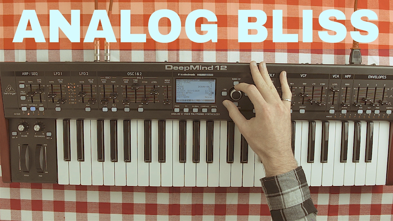 BEHRINGER DEEPMIND 12 RELAXING MUSIC SYNTH DEMO ~ Classic Vintage Analog Synth Vibes