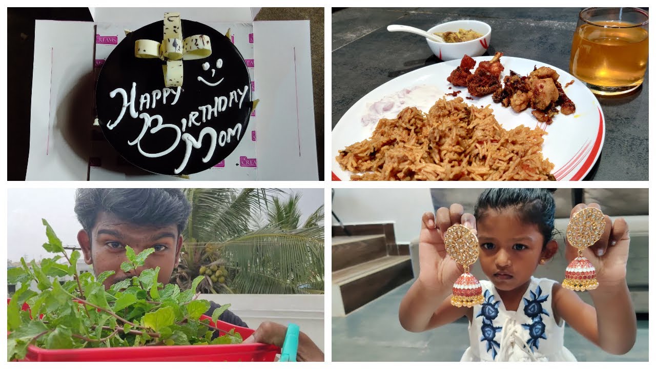 Preparing birthday lunch for mom/Birthday vlog/chintamani chicken/Jewel galaxy review