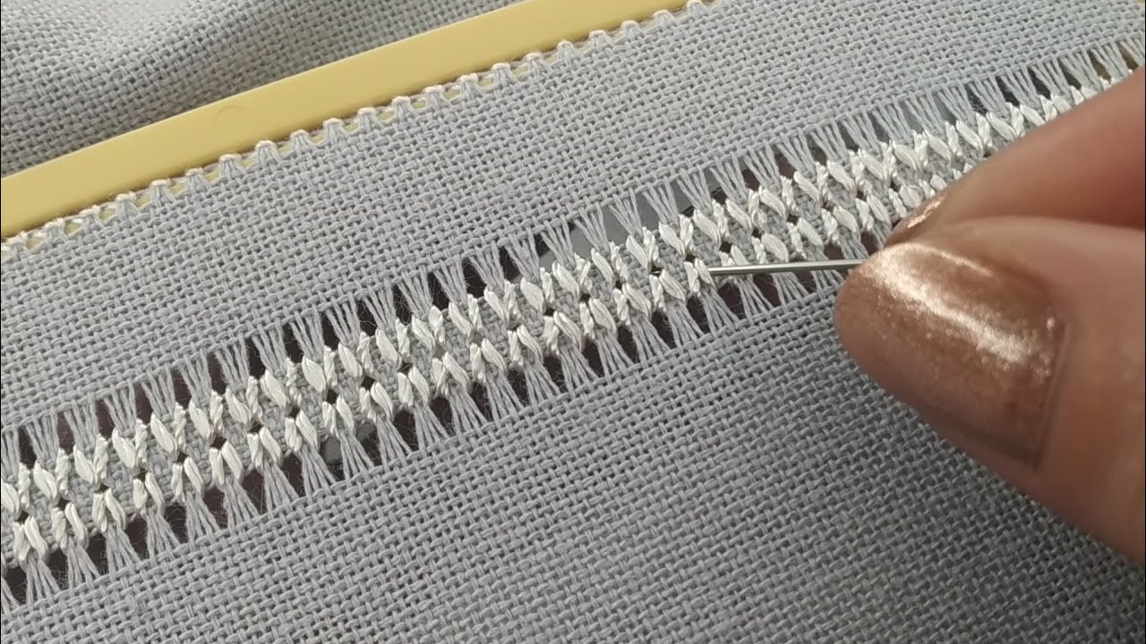 Як виконати мережку| Hand embroidery|