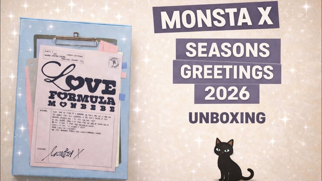 Unboxing Monsta X’s 2026 Seasons Greetings 💛✨