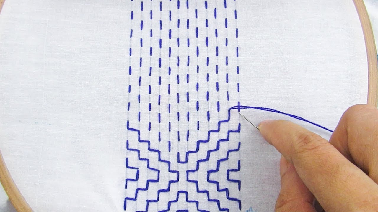 Hand Embroidery, Nakshi Kantha Border Design, Border Embroidery for Nakshi Kantha
