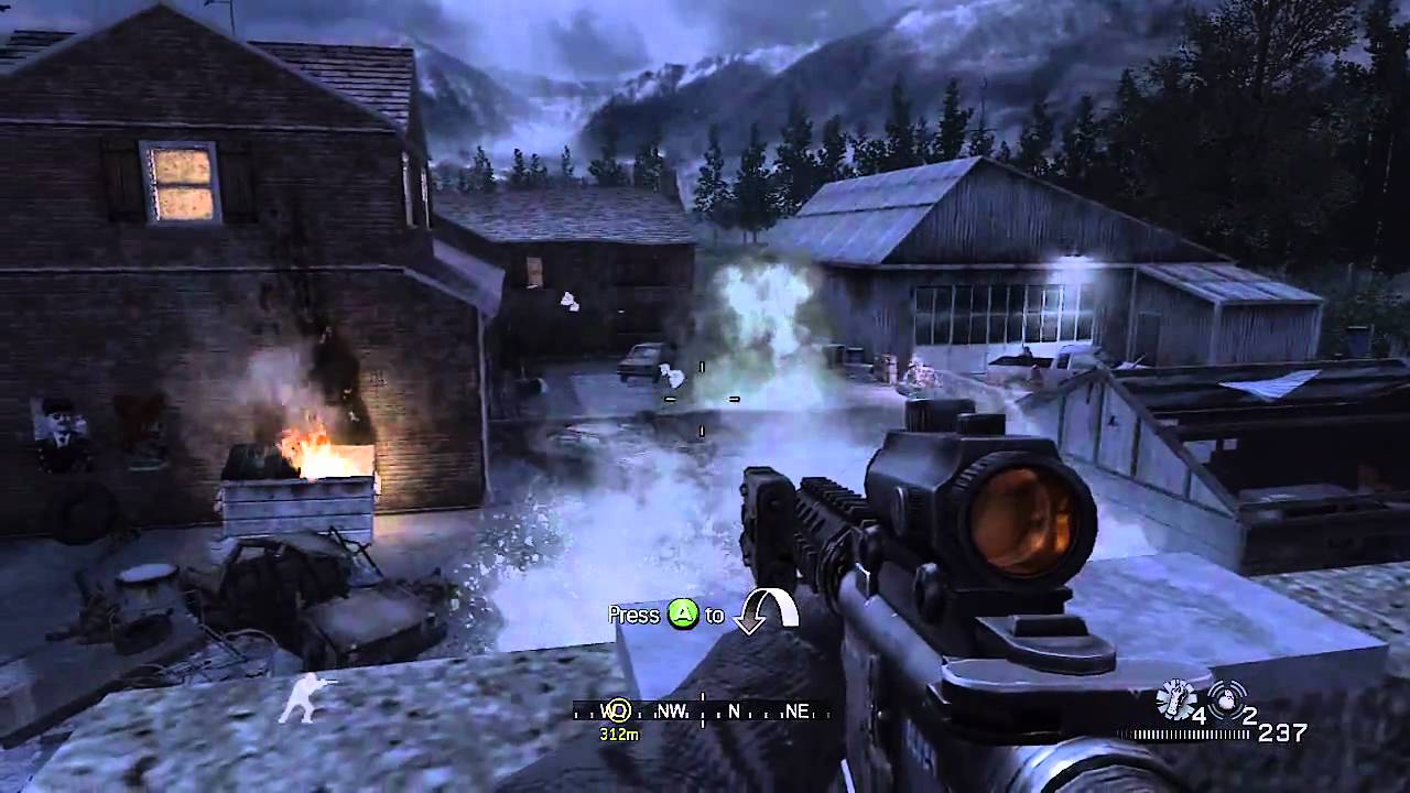 'Hunted' Call of Duty 4 Veteran Walkthrough