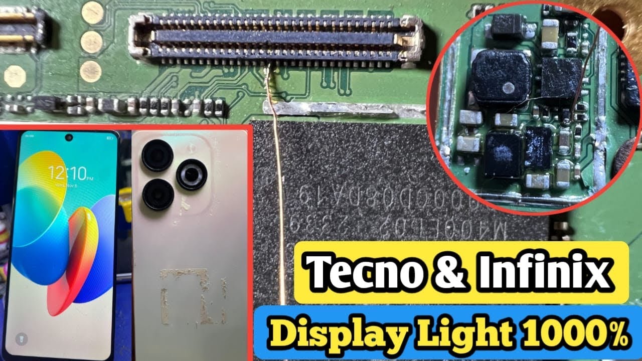 Infinix Smart 8 & spark go 2024 display light problem ||All infinix tecno light problem ||MST