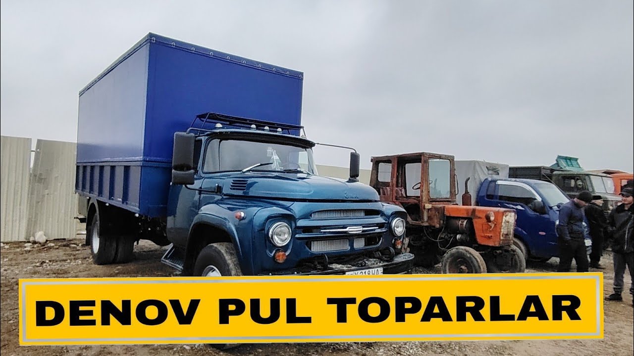 ZIL BO'RTAVOY ISUZU KAMAZ SAMOSVAL VA TRAKTOR NARXI DENOV BOZORI 2025 PUL TOPARLA