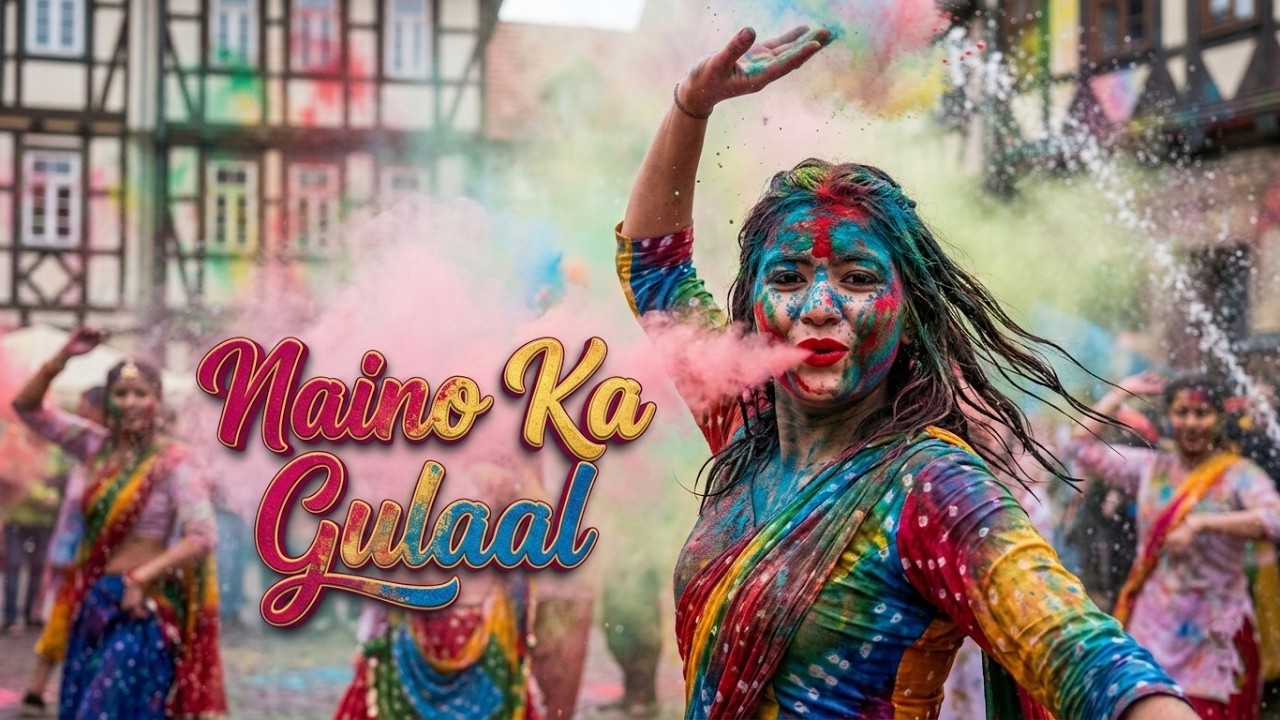 Holi Song 2026 | Naino Ka Gulaal | High Energy DJ Dance Festival Anthem